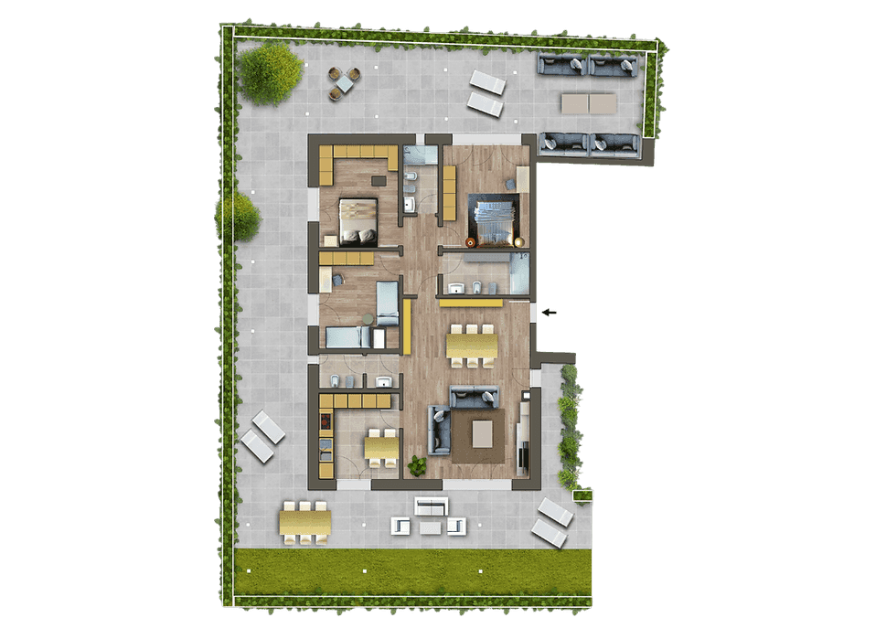 Planimetria Attico